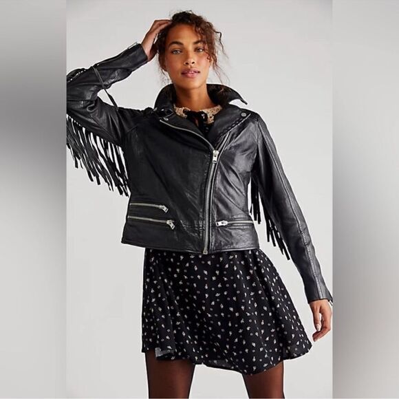 Mauritius Zoe RF Leather Jacket, Black - Picture 4 of 13